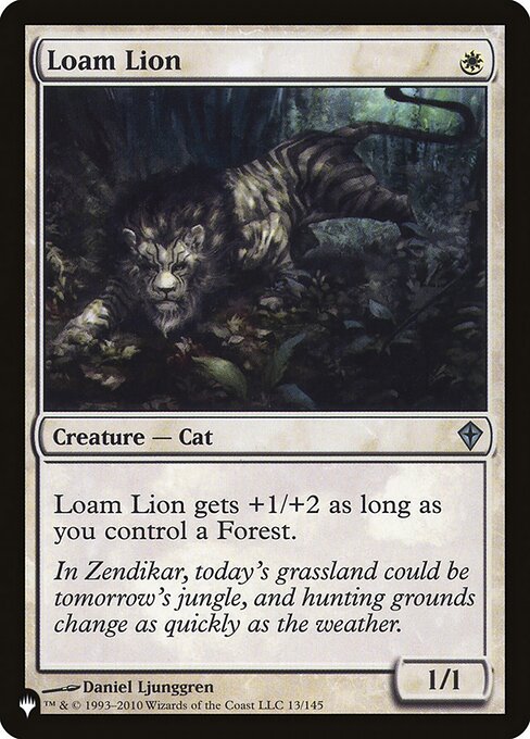 Loam Lion highlighted card art
