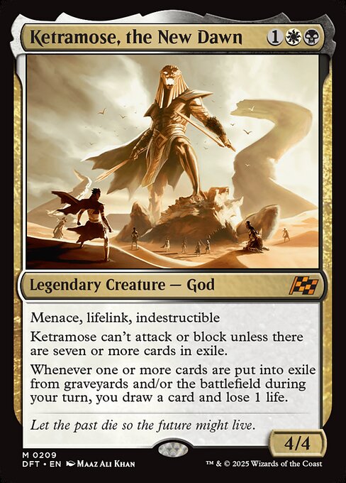 Ketramose, the New Dawn from Aetherdrift