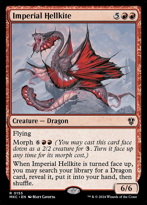 Imperial Hellkite highlighted card art