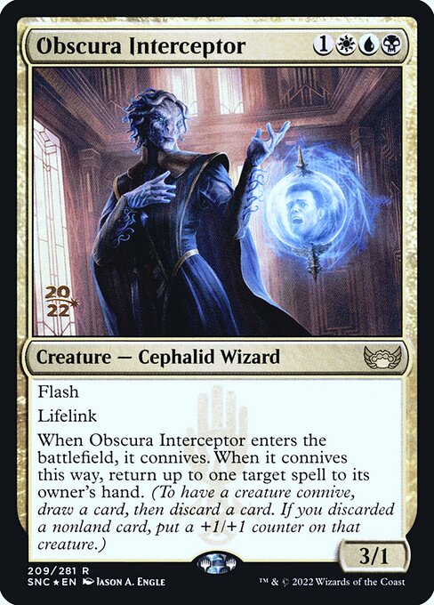 Obscura Interceptor from Streets of New Capenna Promos