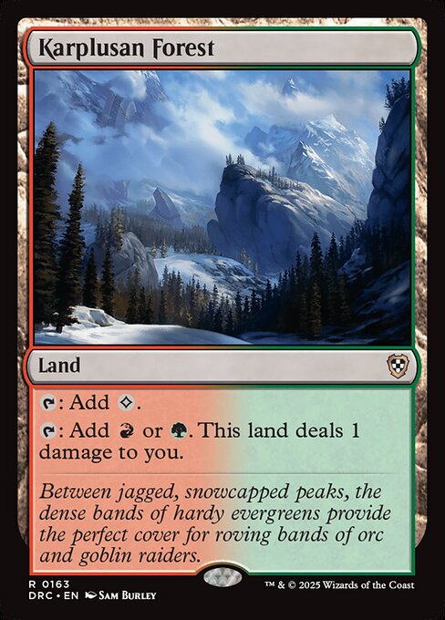 Karplusan Forest from Aetherdrift Commander