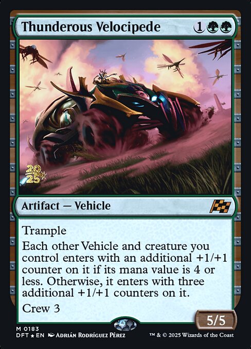 Thunderous Velocipede from Aetherdrift Promos