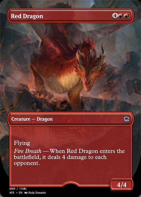 Red Dragon from Magic Online Promos