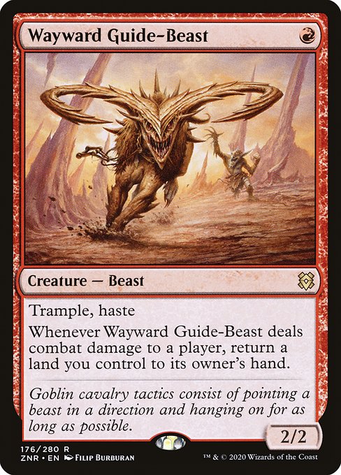 Wayward Guide-Beast from Zendikar Rising