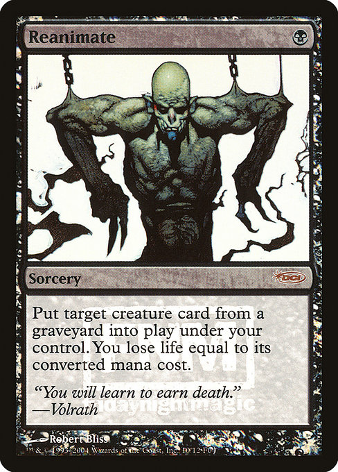 Reanimate from Friday Night Magic 2004