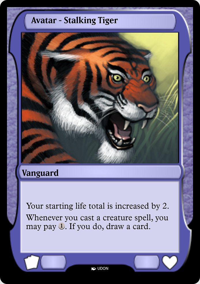 Stalking Tiger Avatar highlighted card art