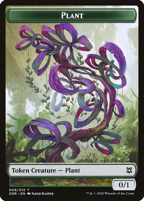 Plant from Zendikar Rising Tokens