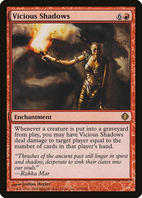 Vicious Shadows highlighted card art