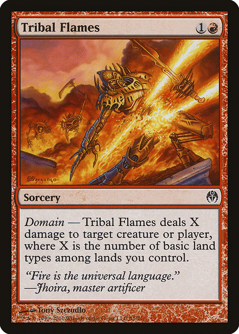 Tribal Flames from Duel Decks: Phyrexia vs. the Coalition