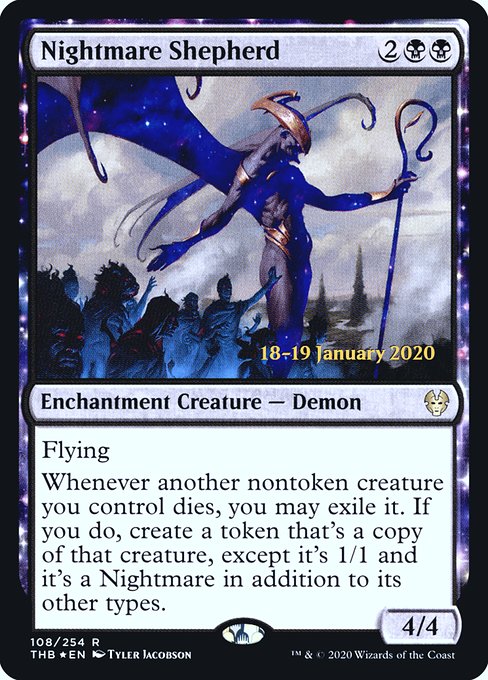 Nightmare Shepherd from Theros Beyond Death Promos