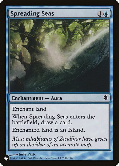Spreading Seas highlighted card art