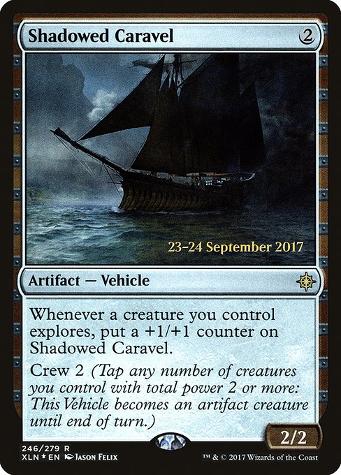 Shadowed Caravel from Ixalan Promos