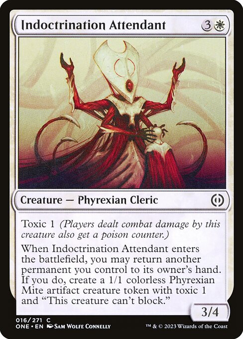 Indoctrination Attendant highlighted card art