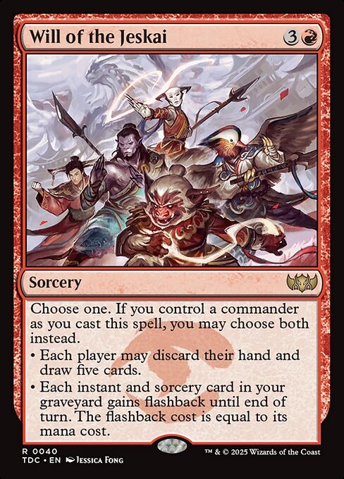 Will of the Jeskai from Tarkir: Dragonstorm Commander