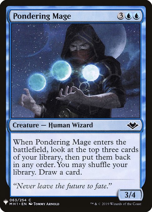 Pondering Mage from The List