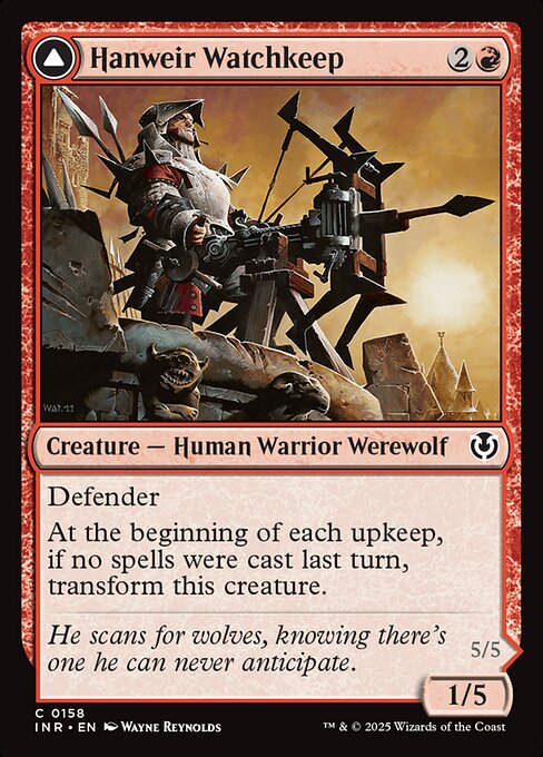 Hanweir Watchkeep // Bane of Hanweir from Innistrad Remastered