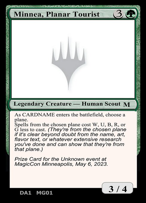 Minnea, Planar Tourist highlighted card art