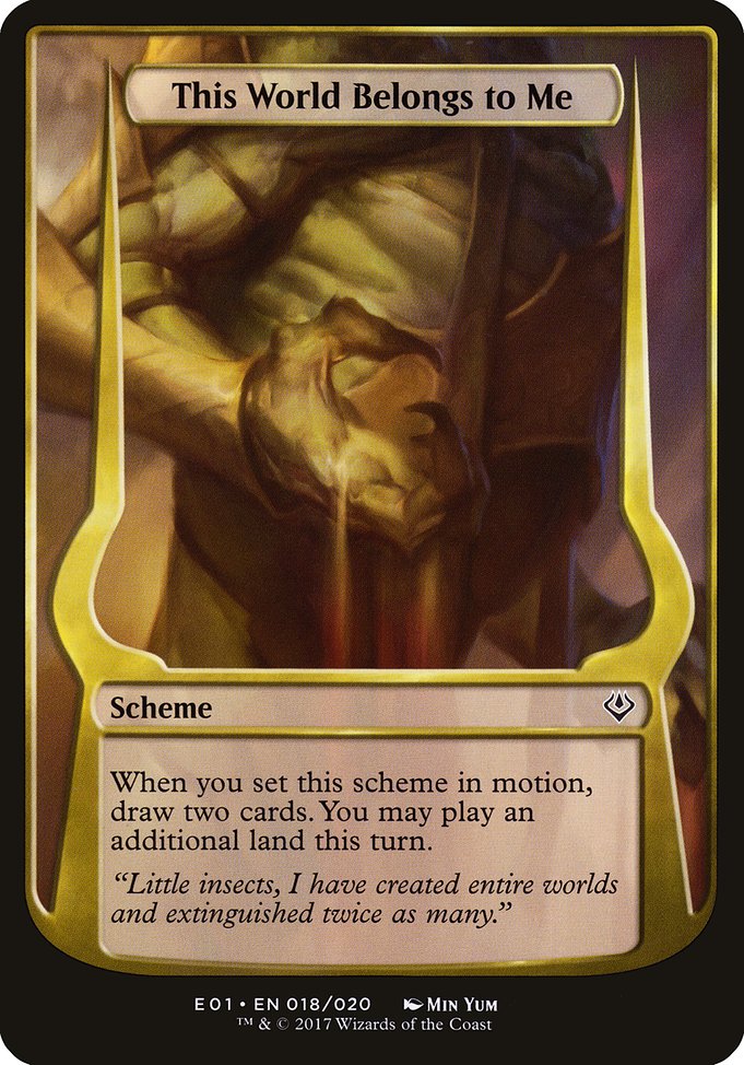 This World Belongs to Me highlighted card art