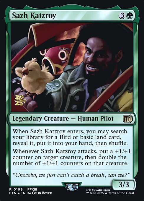 Sazh Katzroy from Final Fantasy Promos