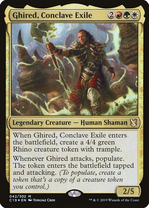Ghired, Conclave Exile from Commander 2019