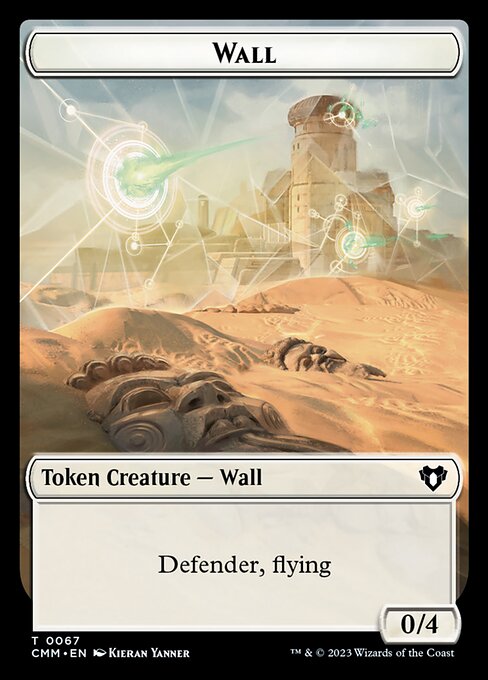 Wall highlighted card art