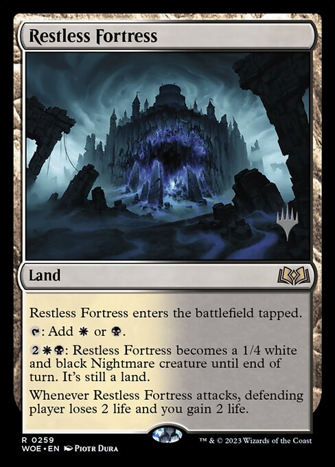 Restless Fortress from Wilds of Eldraine Promos