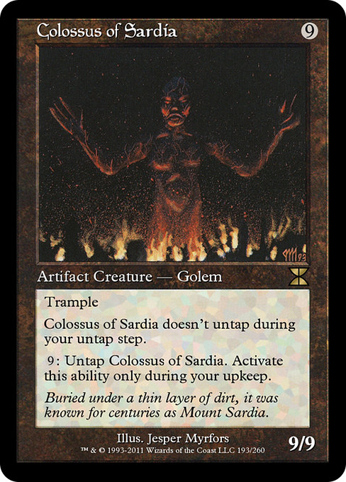 Colossus of Sardia from Masters Edition IV