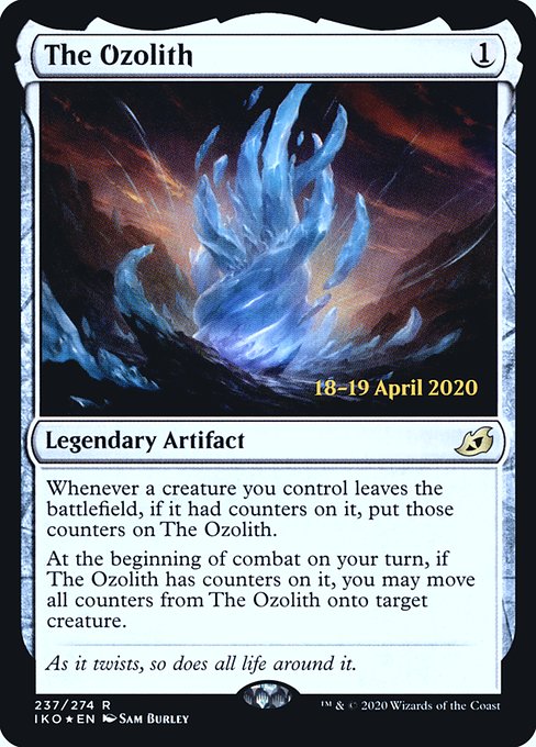 The Ozolith from Ikoria: Lair of Behemoths Promos