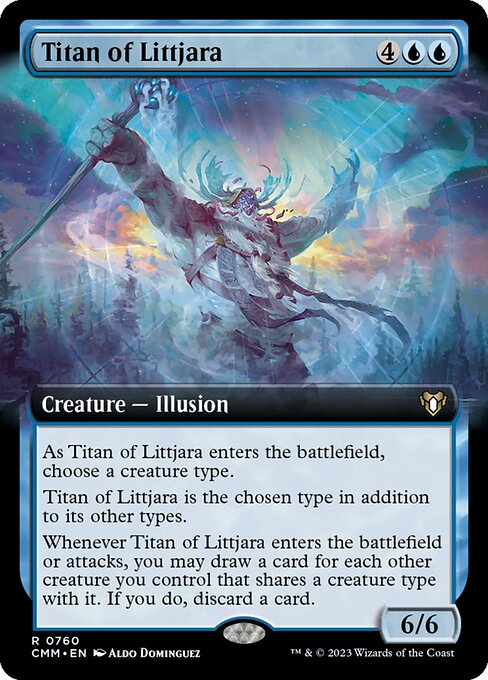 Titan of Littjara from Commander Masters