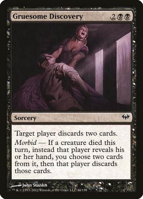 Gruesome Discovery highlighted card art