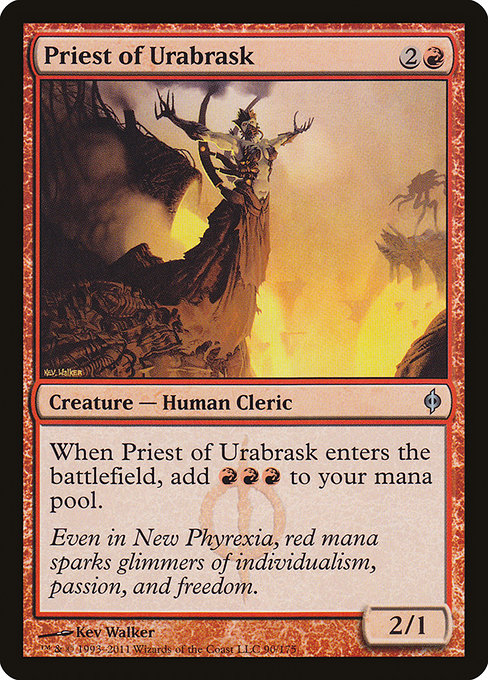Priest of Urabrask from New Phyrexia