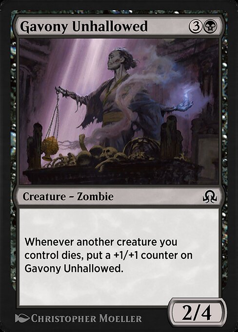 Gavony Unhallowed highlighted card art