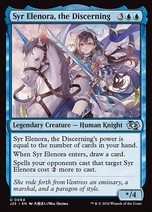 Syr Elenora, the Discerning highlighted card art