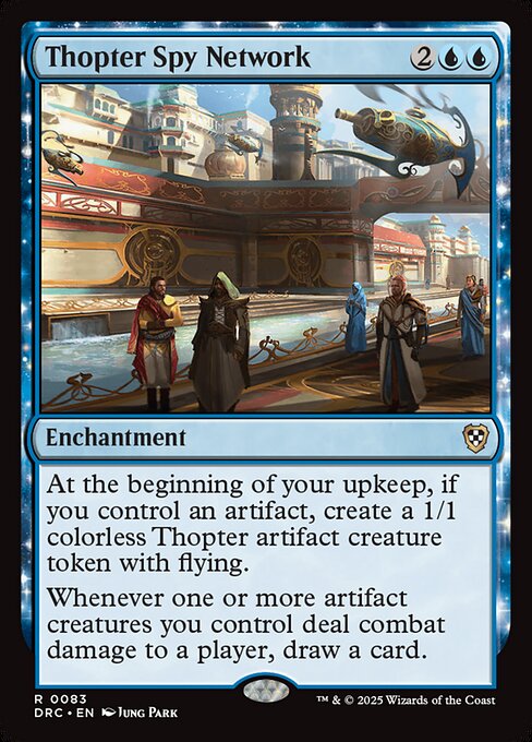 Thopter Spy Network highlighted card art