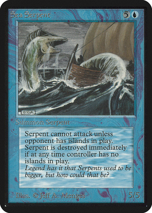 Sea Serpent from Limited Edition Alpha