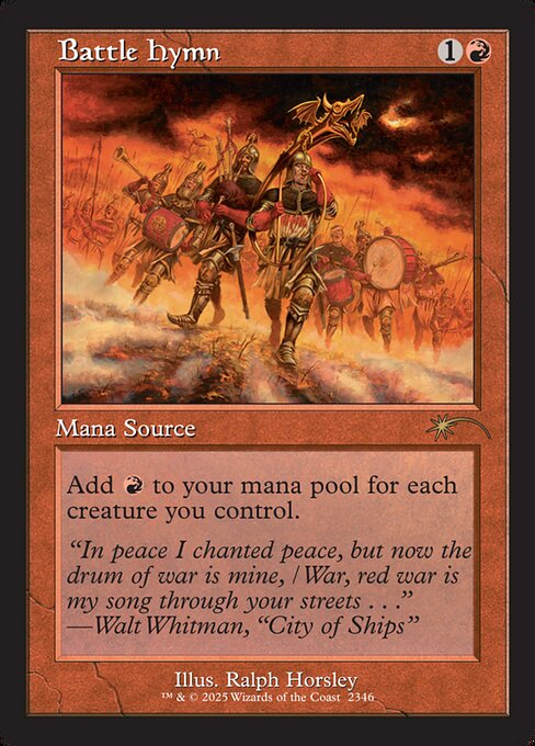 Battle Hymn from Secret Lair Drop