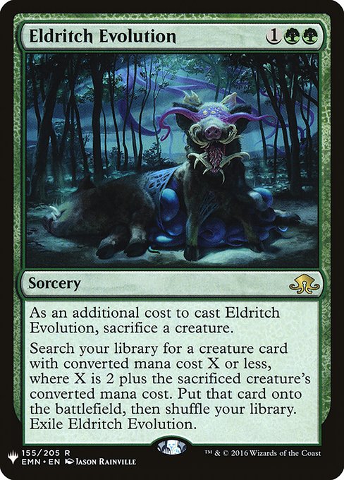 Eldritch Evolution from The List