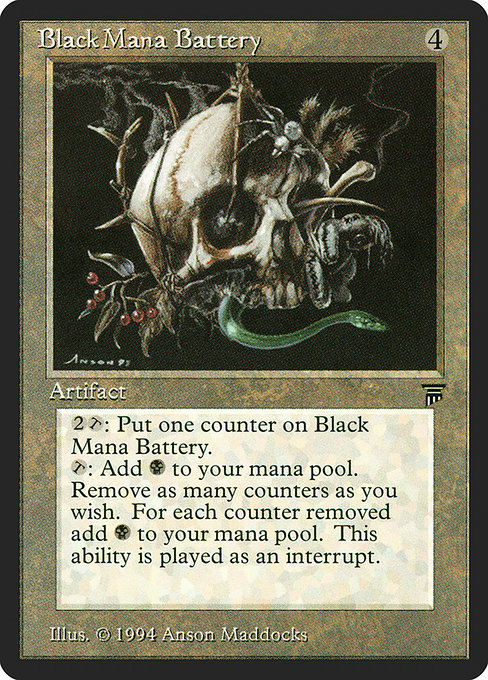 Black Mana Battery from Legends