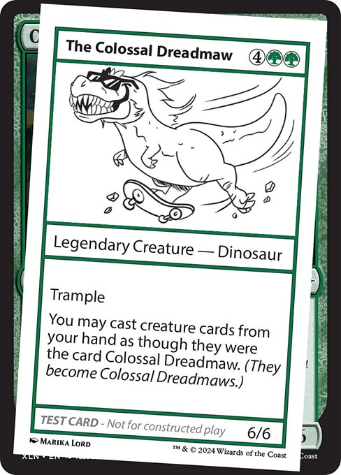 The Colossal Dreadmaw highlighted card art