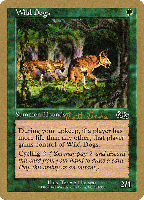 Wild Dogs from World Championship Decks 1999