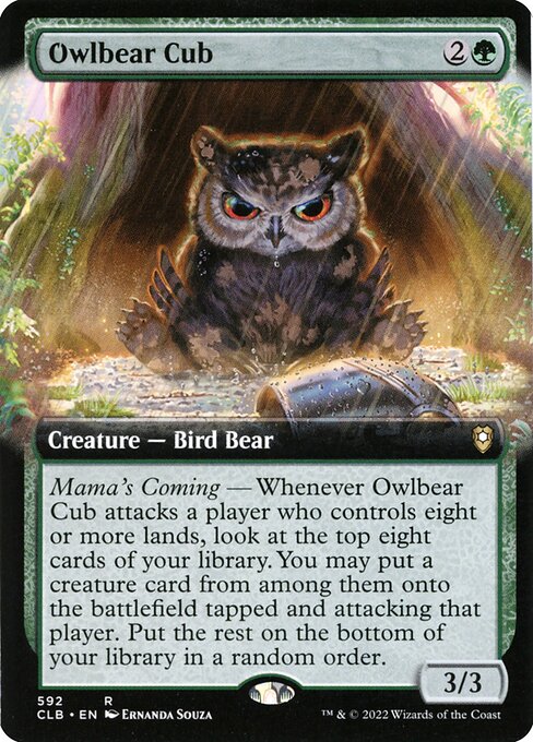 Owlbear Cub from Commander Legends: Battle for Baldur's Gate