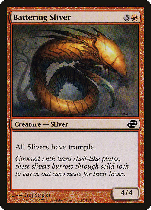 Battering Sliver from Planar Chaos