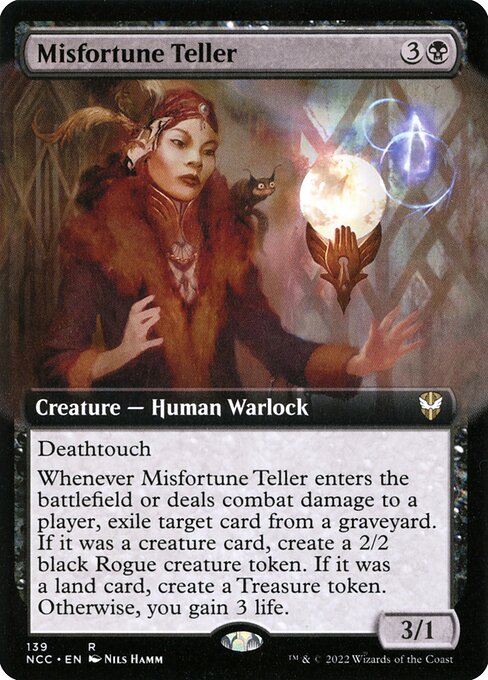 Misfortune Teller from New Capenna Commander