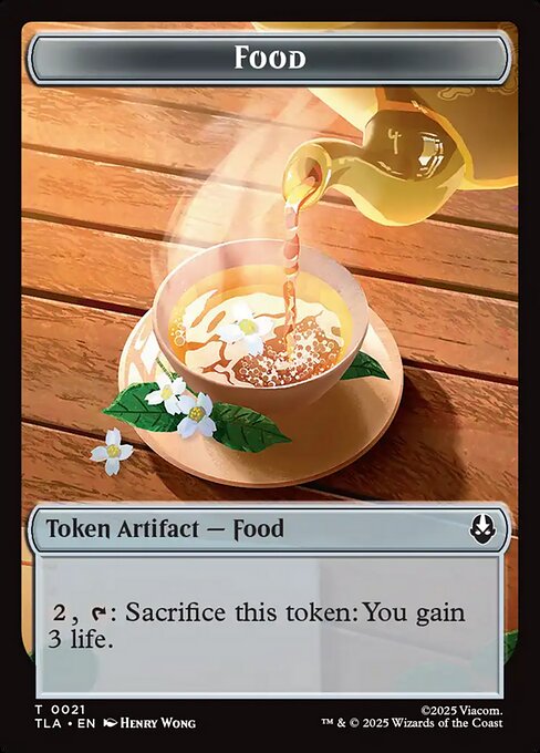 Food from Avatar: The Last Airbender Tokens