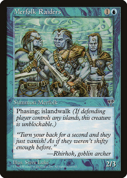 Merfolk Raiders highlighted card art