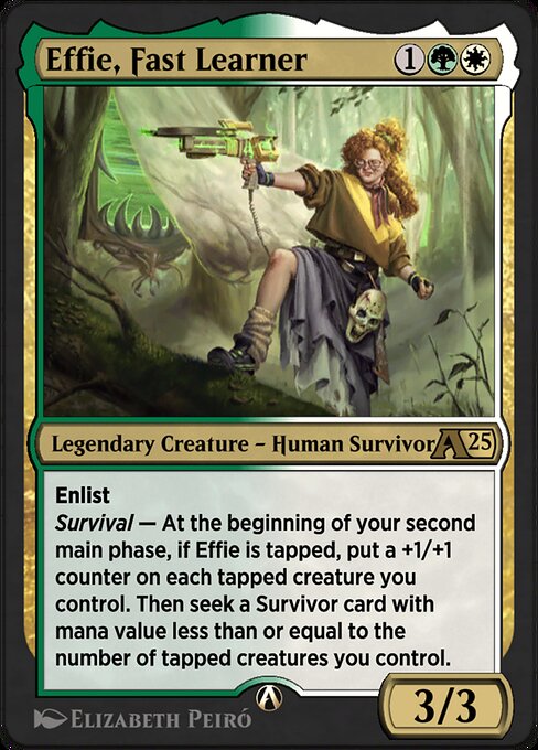 Effie, Fast Learner highlighted card art