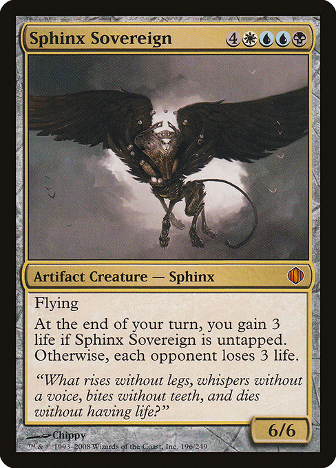 Sphinx Sovereign highlighted card art
