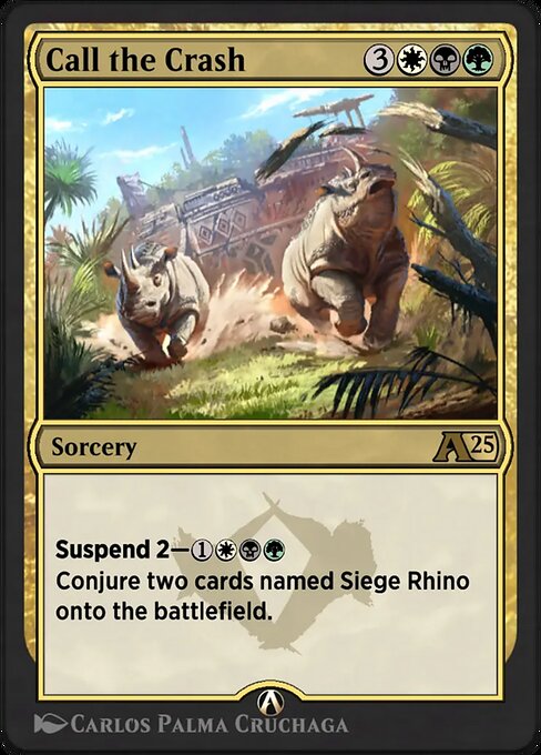 Call the Crash highlighted card art