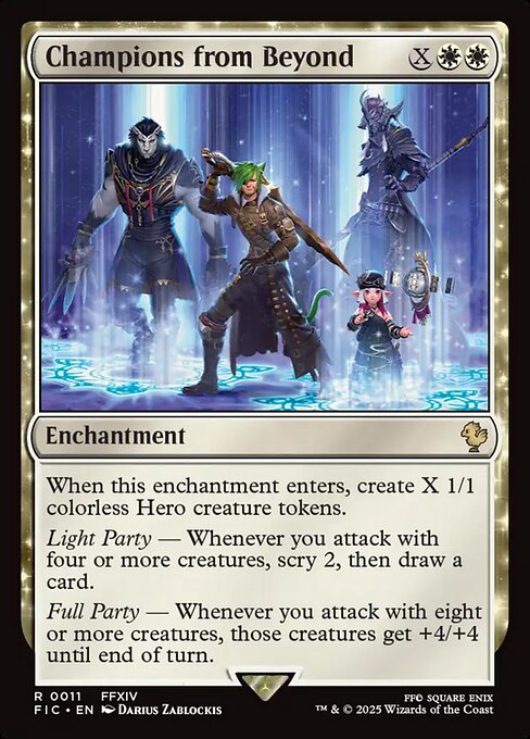 Champions from Beyond from Final Fantasy Commander