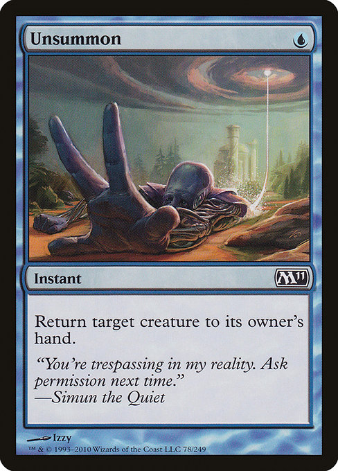 Unsummon from Magic 2011